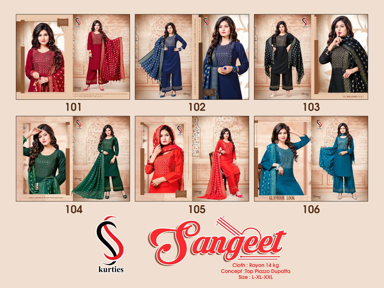 Ss Sangeet 2 Latest Fancy Rayon Designer Festive Wear Rayon Worked Ready made Salwar Suit Collection

